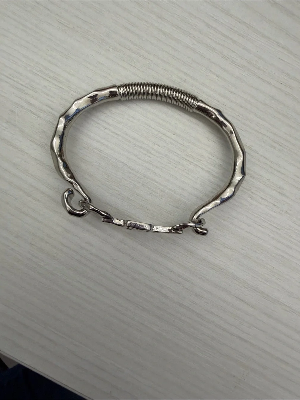 Silver Inspirational Cross Bracelet - Trust in the LORD
